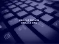 Klawiatura z napisem ORACLE FUSION ORACLE EBS.