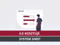 Ilustracja przedstawia mężczyznę patrzącego na ekran z paskami postępu, symbolizującymi wdrożenie systemu zarządzania dokumentami.