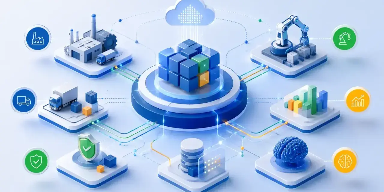 Wdrożenie SAP integruje produkcję, logistykę, dane i analizę, tworząc inteligentny system.