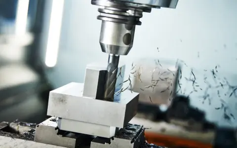 Frezarka CNC obrabia metal, tworząc wióry. Różne rodzaje frezarek pozwalają na precyzyjne kształtowanie detali.