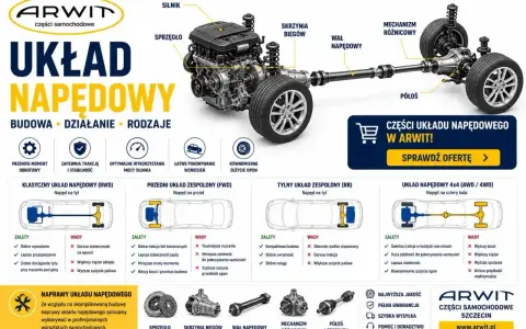 Rodzaje przekładni: RWD, FWD, RR i 4x4. Schematy budowy, zalety i wady układów napędowych.