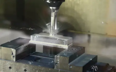 Precyzyjne frezowanie aluminium z chłodzeniem. Optymalne parametry obróbki zapewniają czystość powierzchni.