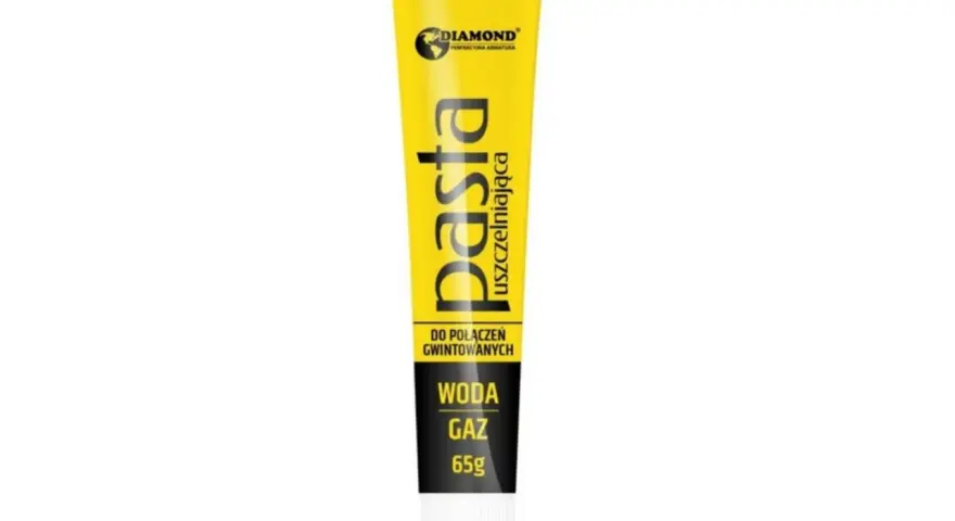 Pasta uszczelniająca Diamond do połączeń gwintowanych, idealna do gwint 2 cala, do wody i gazu. 65g.