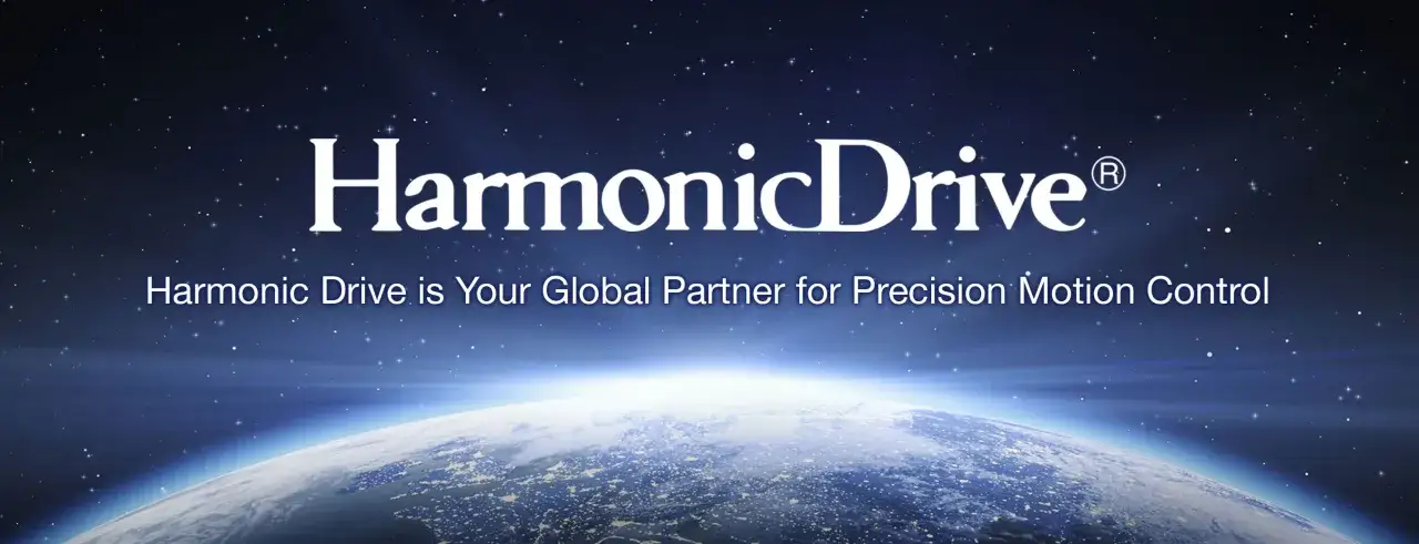 Harmonic Drive - przekładnia falowa, globalny partner w precyzyjnym sterowaniu ruchem, na tle Ziemi i gwiazd.
