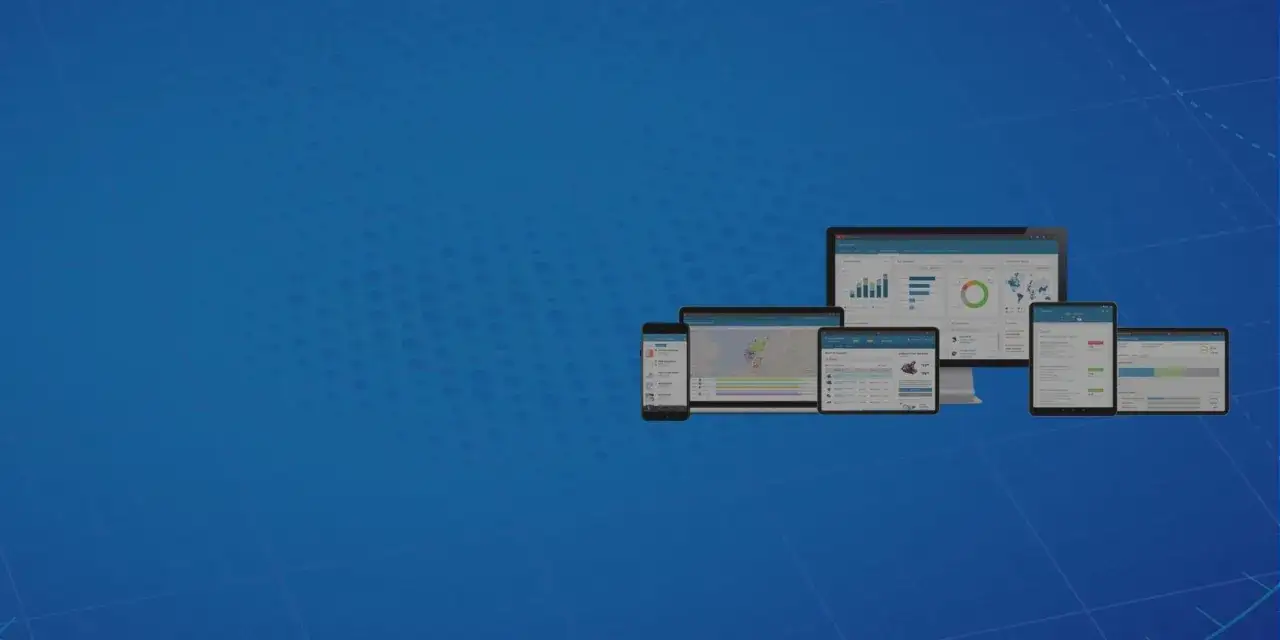 Zestaw urządzeń (telefon, tablety, monitor) wyświetlających dane i wykresy. Infor ln to klucz do analizy informacji.