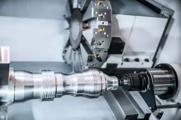 Precyzyjny proces technologiczny wałka w nowoczesnej maszynie CNC.